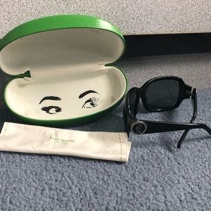 POLARIZED Kate Spade Oversized Sunglasses